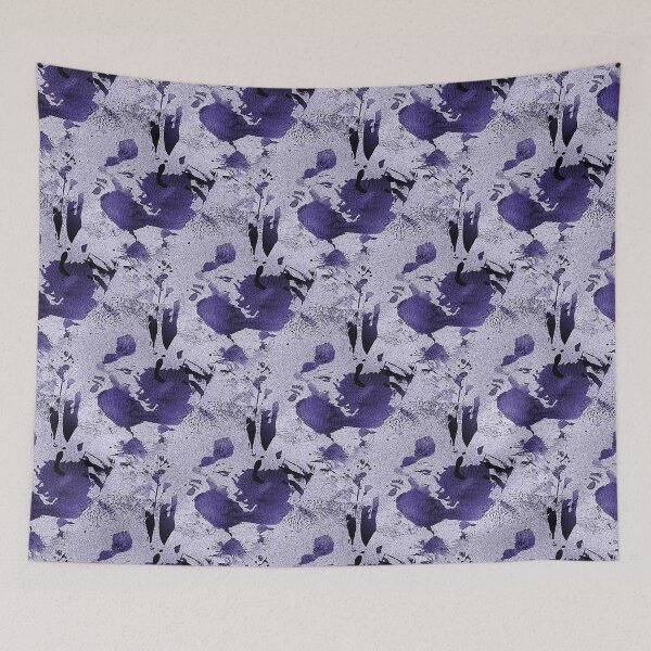 Item preview, Monochromatic Purple Underwater Abstract Pattern designed and sold by Artistestella.