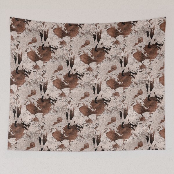 Item preview, Monochromatic Brown Underwater Abstract Pattern designed and sold by Artistestella.