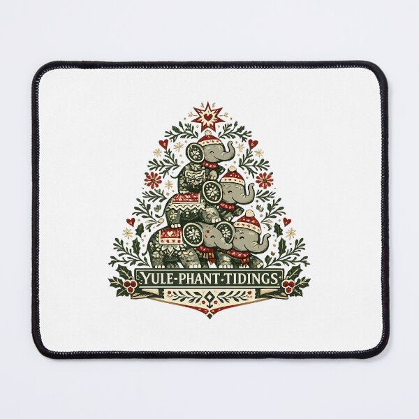 Item preview, Yulephant Tidings Christmas Elephant designed and sold by chattsuede.