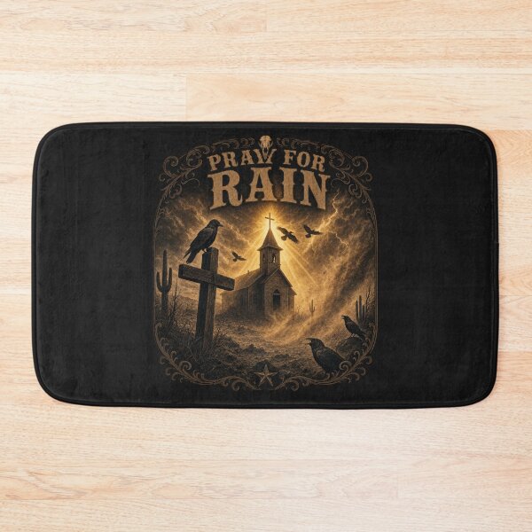 Item preview,  Western Gothic Dust Storm Church Ravens Cross Design designed and sold by GardenReign.