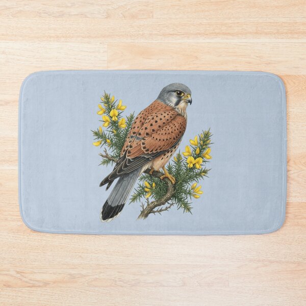 Item preview, Common Kestrel Bird Botanical Illustration designed and sold by BirdsnStuff.