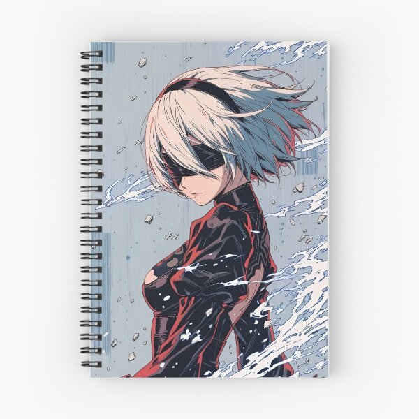 Item preview, 2B YorHa Battle Aesthetic Anime Girl | Cyberpunk Android Warrior Art | Nier Inspired Manga Style designed and sold by Dyan4.