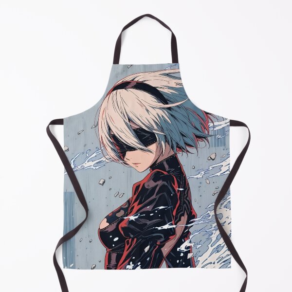 Item preview, 2B YorHa Battle Aesthetic Anime Girl | Cyberpunk Android Warrior Art | Nier Inspired Manga Style designed and sold by Dyan4.