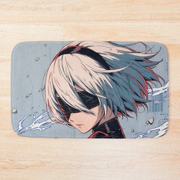 Item preview, 2B YorHa Battle Aesthetic Anime Girl | Cyberpunk Android Warrior Art | Nier Inspired Manga Style designed and sold by Dyan4.