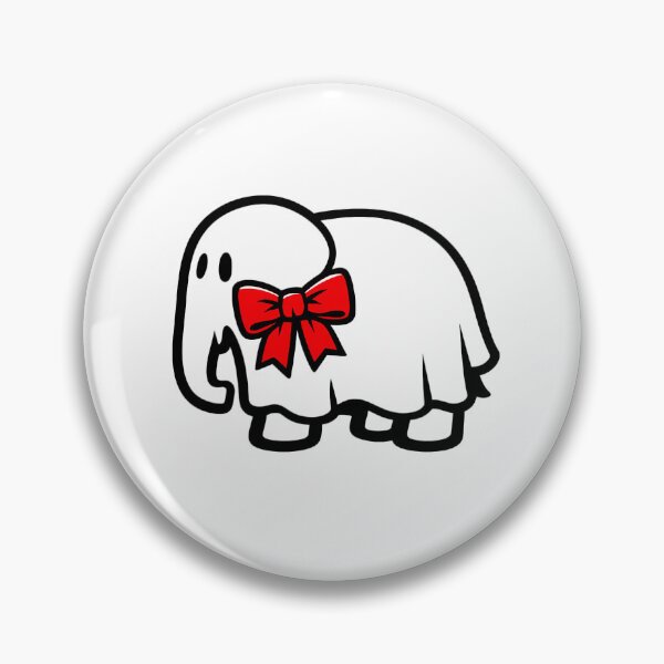 Item preview, Cute Elephant Ghost Halloween Costume Fun designed and sold by chattsuede.