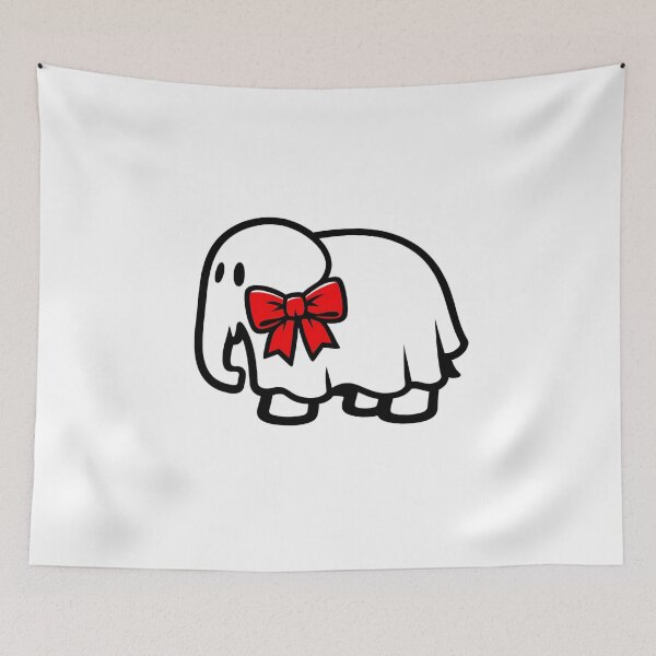 Item preview, Cute Elephant Ghost Halloween Costume Fun designed and sold by chattsuede.