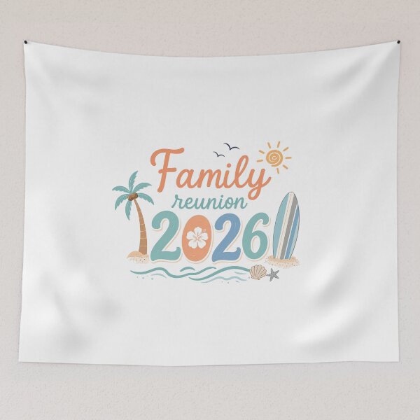Item preview, Family Reunion 2026 Beach Vacation Design | Tropical Summer Family Trip Art designed and sold by Bara Lune Design .