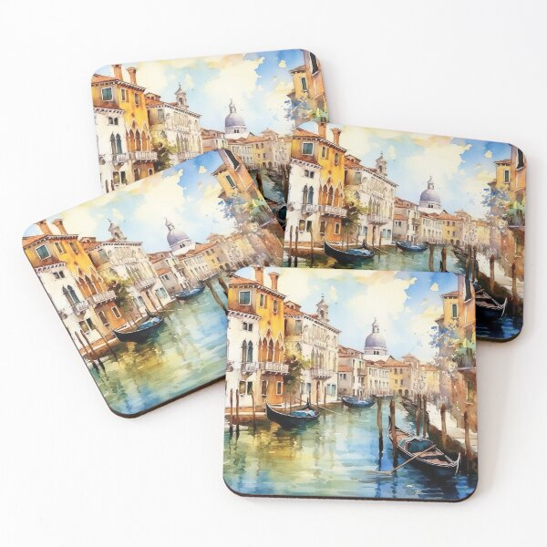 Item preview, Venice in Watercolor 1 designed and sold by FlaskLab.