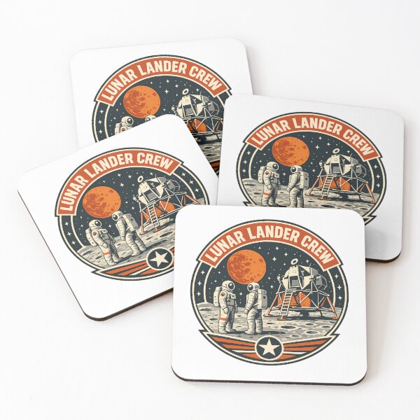 Item preview, Lunar Lander Crew Patch Vintage Apollo Mission designed and sold by chattsuede.