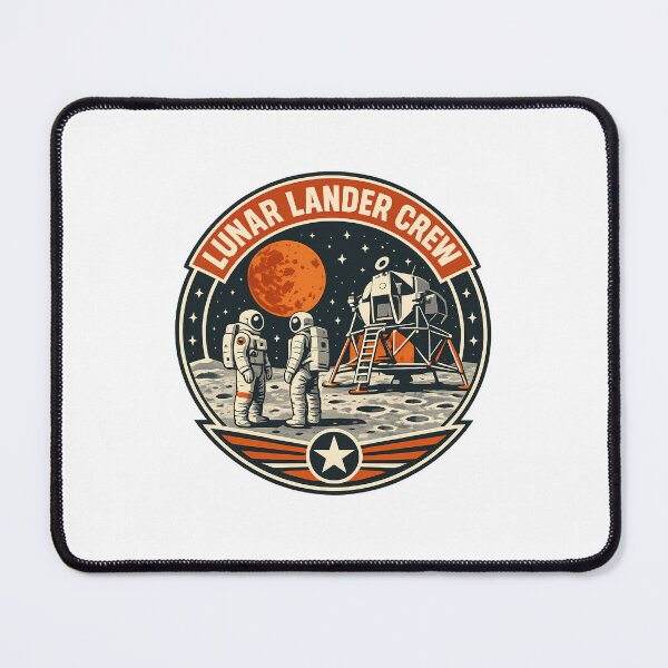 Item preview, Lunar Lander Crew Patch Vintage Apollo Mission designed and sold by chattsuede.