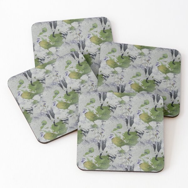Item preview, Underwater Fish Abstract Pattern in Green designed and sold by Artistestella.