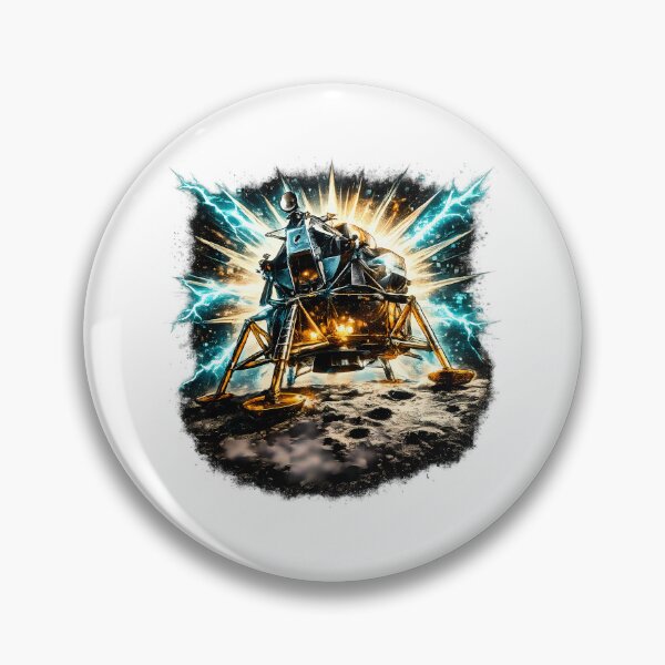 Item preview, Cinematic Apollo Lunar Module Dramatic Moon Landing designed and sold by chattsuede.