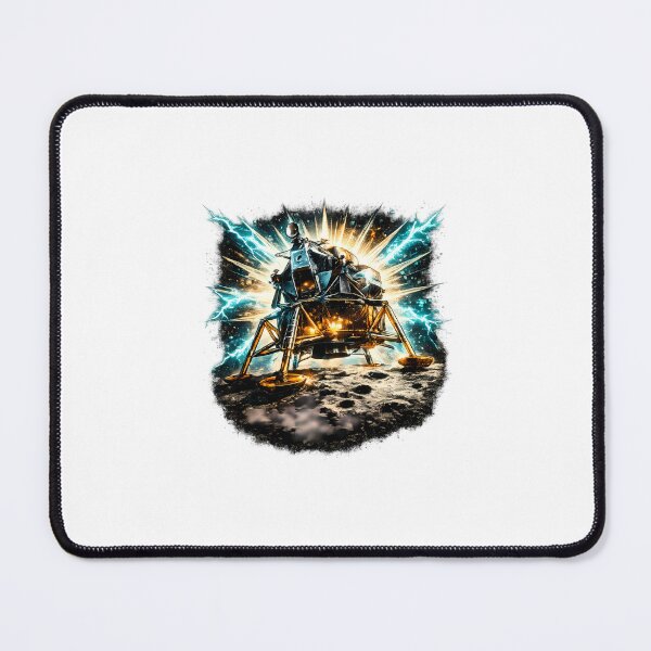 Item preview, Cinematic Apollo Lunar Module Dramatic Moon Landing designed and sold by chattsuede.