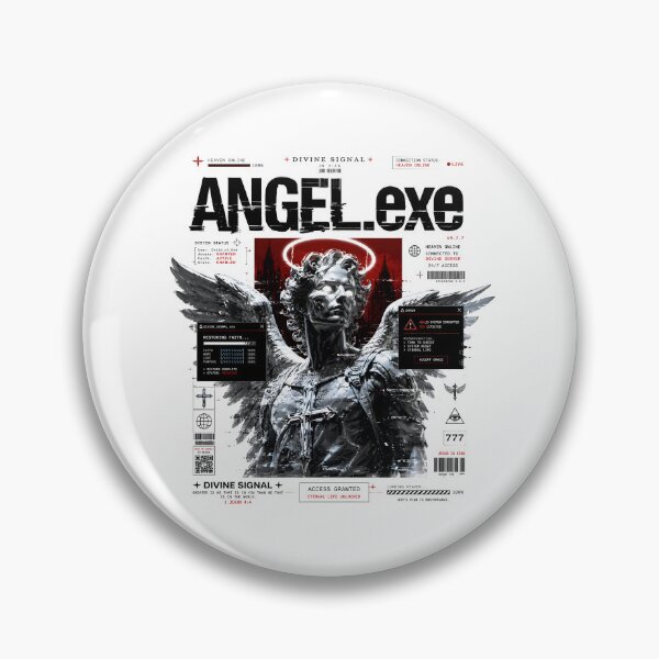 Item preview, Angel EXE Jesus Christianity Modern Grunge Style Gen Z Aesthetic Art designed and sold by ArtsyGlaze.