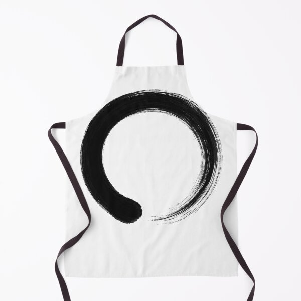 Item preview, Minimal Zen Circle Enso Brush Stroke Japanese Aesthetic Design designed and sold by Sanika arts .