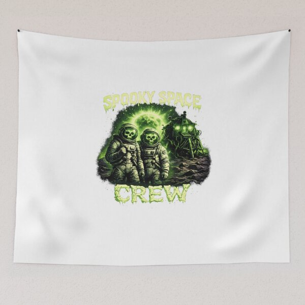 Item preview, Spooky Space Crew Skeleton Astronaut Horror Halloween designed and sold by chattsuede.
