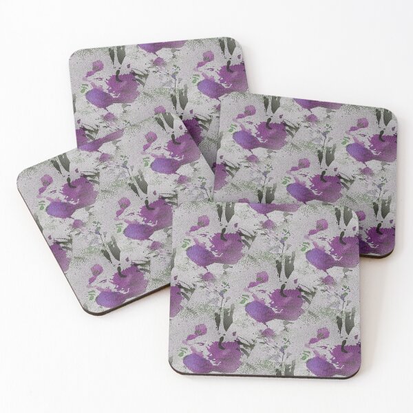 Item preview, Underwater Fish Abstract Pattern in Purple designed and sold by Artistestella.