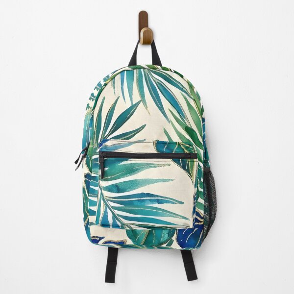 Item preview, Blue and Green Tropical Leaves designed and sold by GraphicsClub.