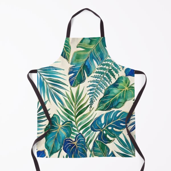 Item preview, Blue and Green Tropical Leaves designed and sold by GraphicsClub.