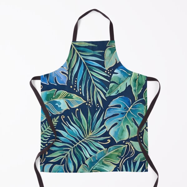 Item preview, Blue and Green Tropical Leaves designed and sold by GraphicsClub.