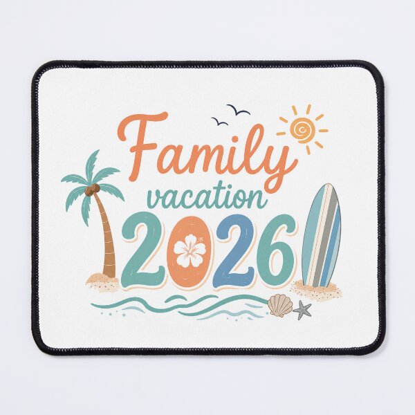 Item preview, Family Vacation 2026 Beach Trip Design | Tropical Summer Vacation Matching Family Art designed and sold by Bara Lune Design .