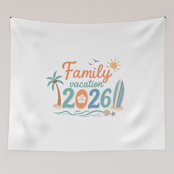 Item preview, Family Vacation 2026 Beach Trip Design | Tropical Summer Vacation Matching Family Art designed and sold by Bara Lune Design .