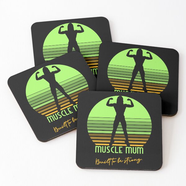 Item preview, Muscle Mum – Built to Be Strong designed and sold by RadiantRebelCo.