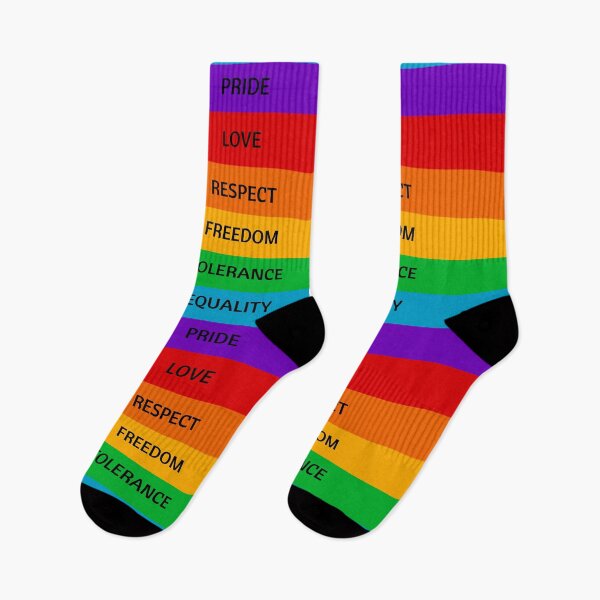 Item preview, Pride Flag - Love Respect Freedom Tolerance Equality Pride designed and sold by Inspirationmotivation.