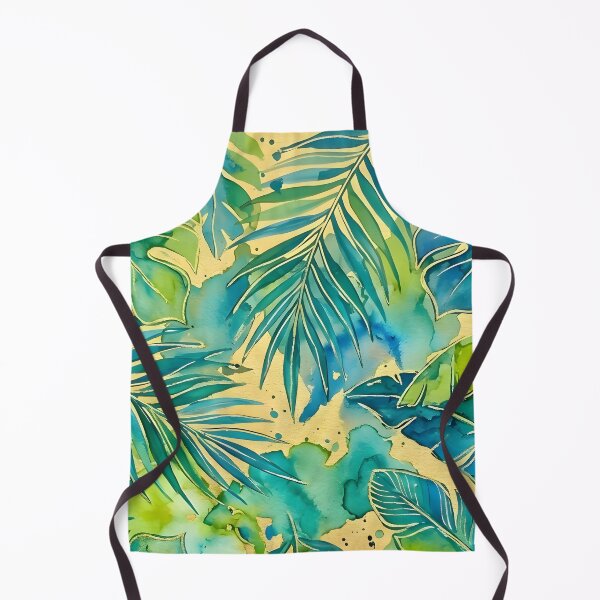 Item preview, Blue and Green Tropical Leaves designed and sold by GraphicsClub.