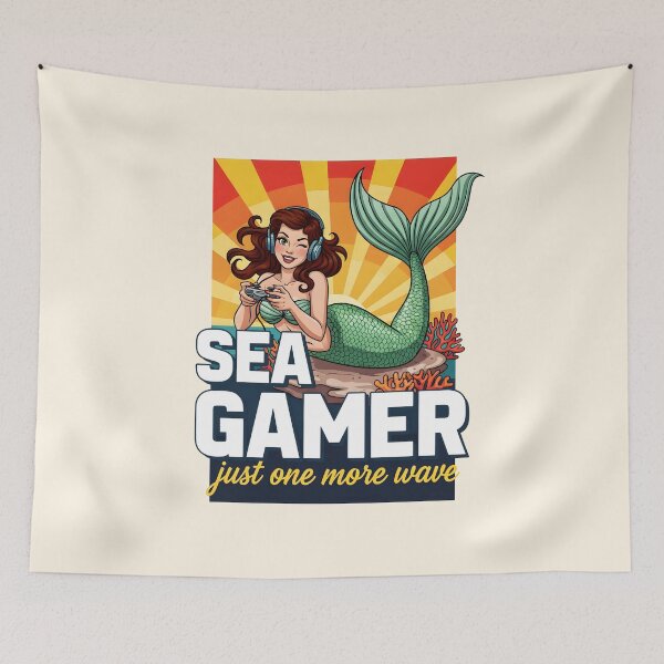 Item preview, Sea Gamer – Just One More Wave designed and sold by Sea Gem.
