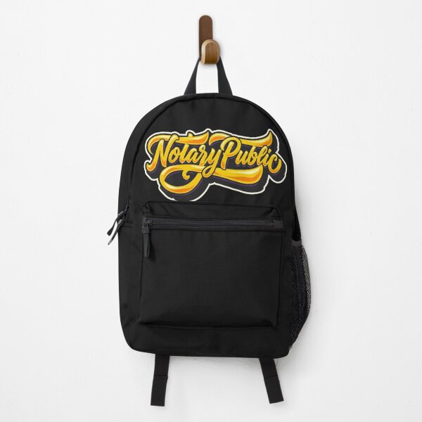 Item preview, Gold Script Notary Public Design designed and sold by NotaryLife.
