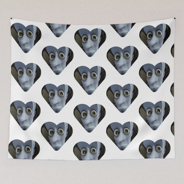 Item preview, Megamind Heart designed and sold by kirstiehartonr.