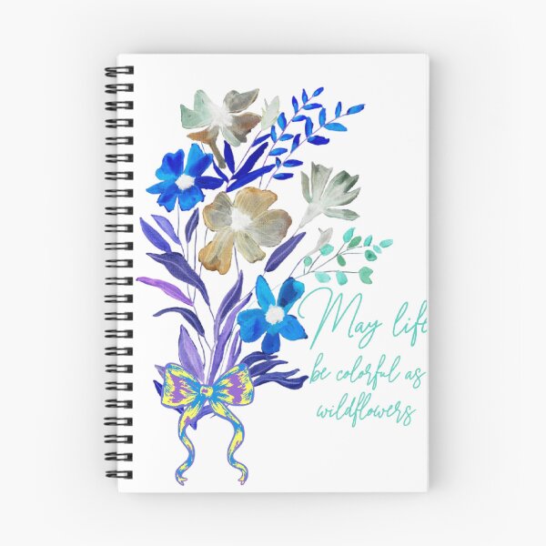 Artikelvorschau, Handgemaltes Aquarell-Wildblumen-Design – Sei farbenfroh! entworfen und verkauft von DivineHaven.