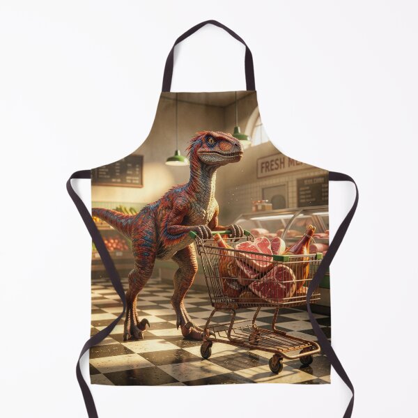 Item preview, Velociraptor Visits the Butcher designed and sold by Tridentulus.