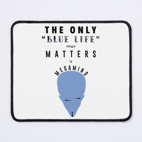 Item preview, Megamind Blue Life designed and sold by kirstiehartonr.