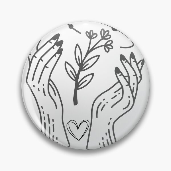Item preview, Aesthetic Cosmic Hands and Flowers designed and sold by The Smartest Arts.