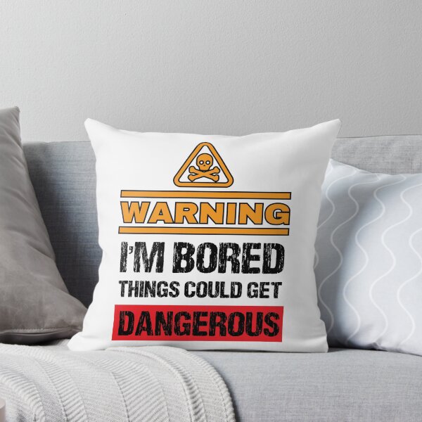 Item preview, Bored Caution Sign Joke - Funny Warning Sign Humor designed and sold by WIZECROW.