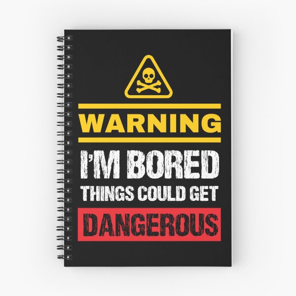 Item preview, Bored Caution Sign Joke - Funny Warning Sign Humor designed and sold by WIZECROW.