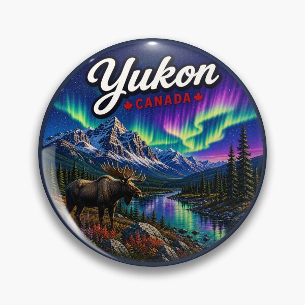 Item preview, Yukon, Canada - Moose Northern Lights designed and sold by Myra365Art.