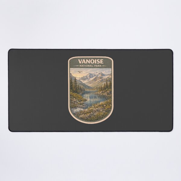 Item preview, Vintage French National Park Prints: Vanoise National Park designed and sold by PinUpPizzazz.