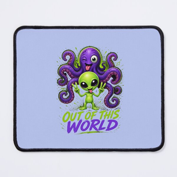 Item preview, Out Of This World – Funny Alien and Octopus Design designed and sold by Aimetoi.