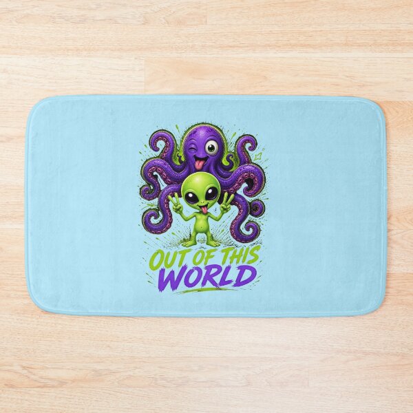 Item preview, Out Of This World – Funny Alien and Octopus Design designed and sold by Aimetoi.