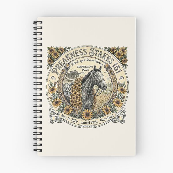 Item preview, Napoleon Solo Wins the 2026 Preakness Stakes 151 Horse Racing Design designed and sold by Ginny Luttrell.
