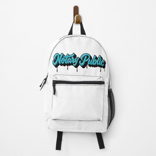 Item preview, Turquoise Script Notary Public Art designed and sold by NotaryLife.