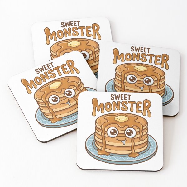 Item preview, sweet monster - adorable kawaii pancake breakfast style designed and sold by wingoo22.
