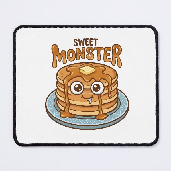 Item preview, sweet monster - adorable kawaii pancake breakfast style designed and sold by wingoo22.