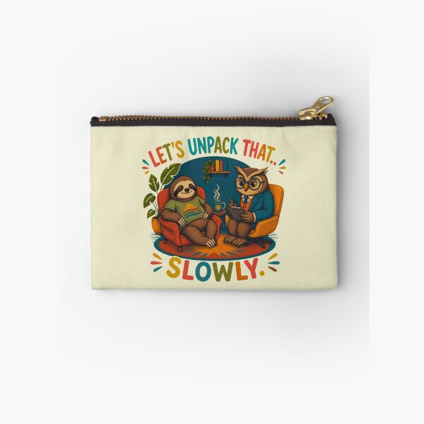 Item preview, Let’s Unpack That… Slowly – Funny Sloth Therapy T-Shirt designed and sold by Aimetoi.