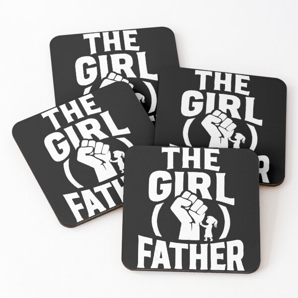 Item preview, The Girl Father Bold Vintage Raised Fist Family Statement designed and sold by zamiokaline.