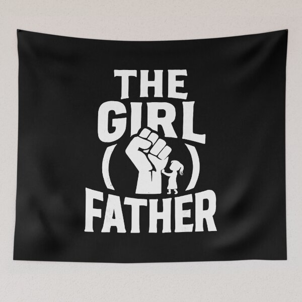 Item preview, The Girl Father Bold Vintage Raised Fist Family Statement designed and sold by zamiokaline.