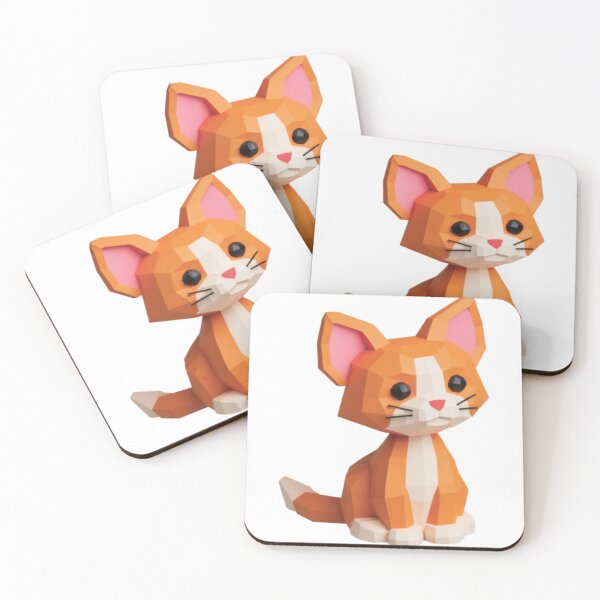 Item preview, Lowpoly Catfox designed and sold by pompom123.